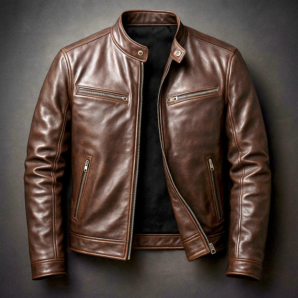 LYON™ | Vintage-Lederjacke