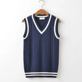 V NECK KNIT VEST
