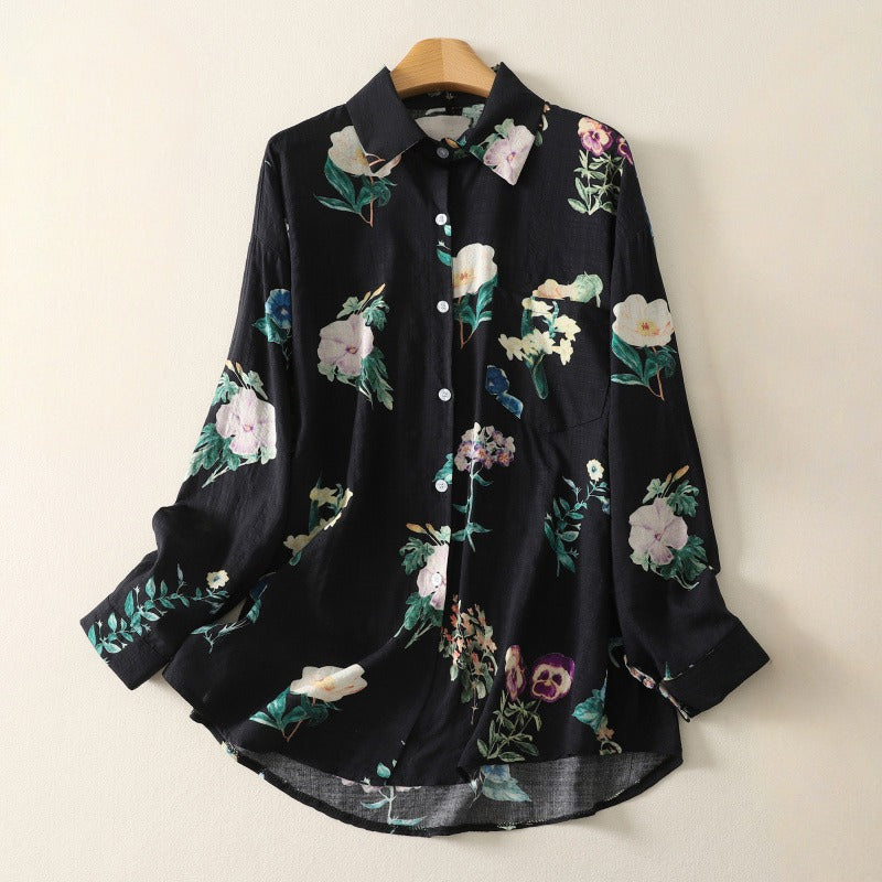 ELENA LINEN SHIRT