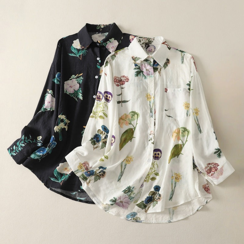 ELENA LINEN SHIRT